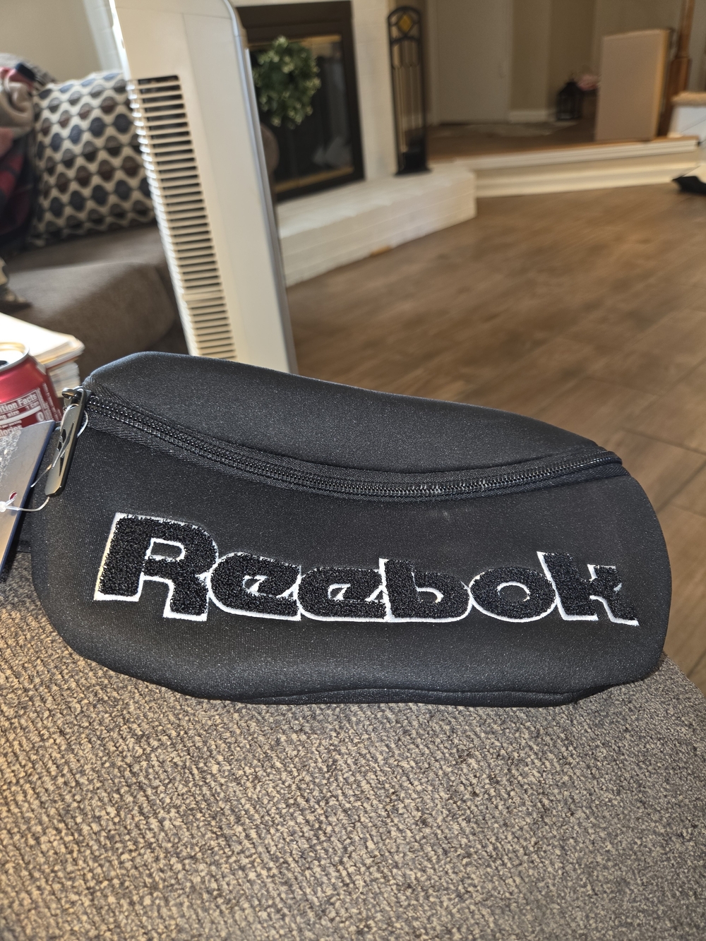 Reebok Black Men's Logo Belt Bag